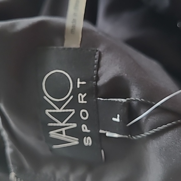 Neiman Marcus Faux Leather Black Dress, NWT, Vakko Sport - Picture 8 of 9